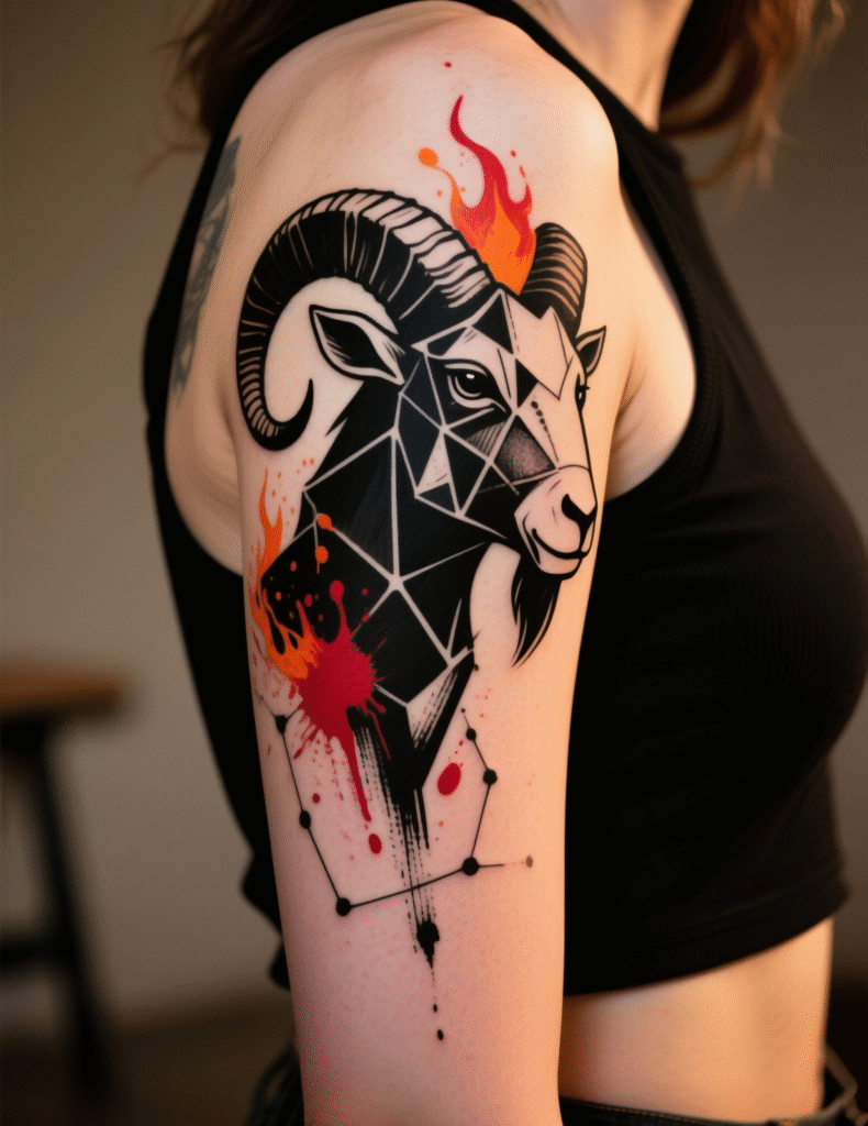 20+ Aries Ram Tattoo Designs