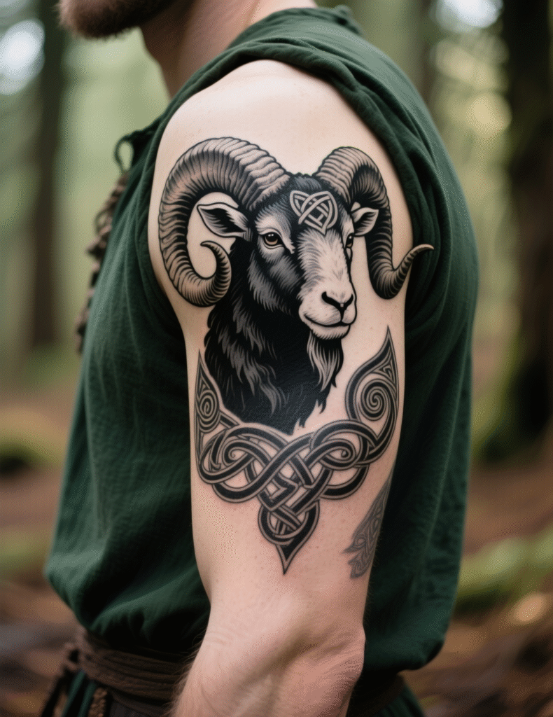 20+ Aries Ram Tattoo Designs
