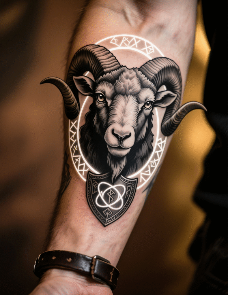 20+ Aries Ram Tattoo Designs