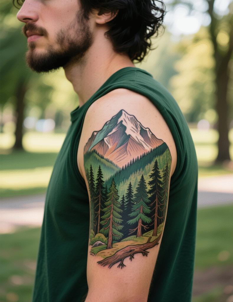 20+ Breathtaking Mountain Tattoo Ideas for Nature Lovers