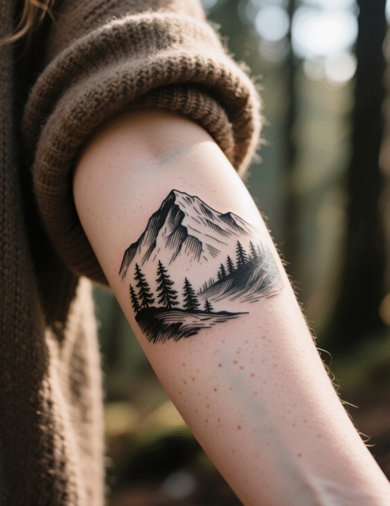 20+ Small Mountain Tattoo Designs to Inspire Your Next Ink
