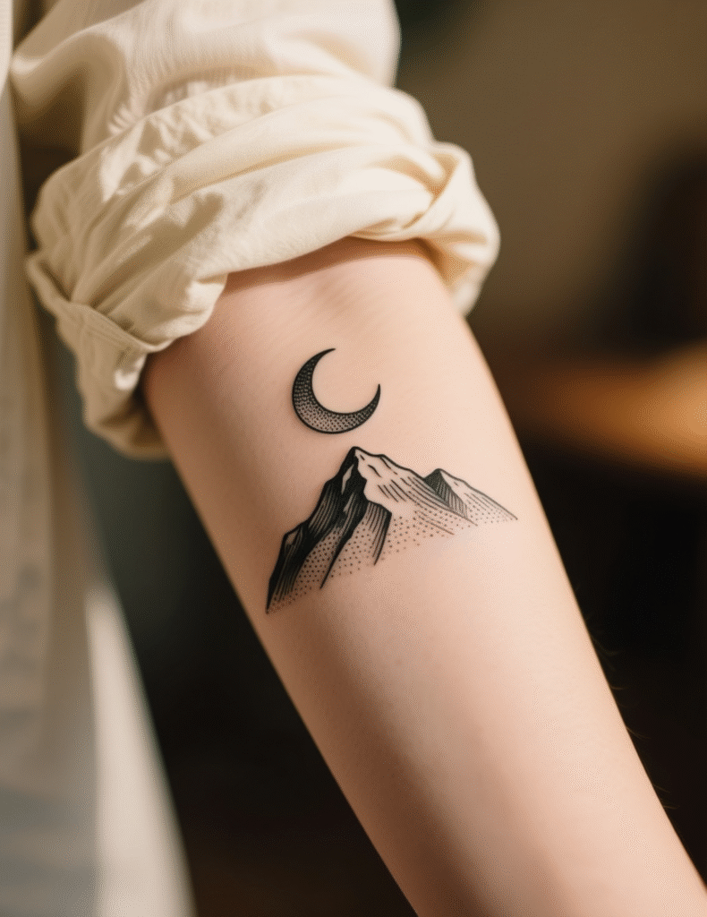 20+ Small Mountain Tattoo Designs to Inspire Your Next Ink
