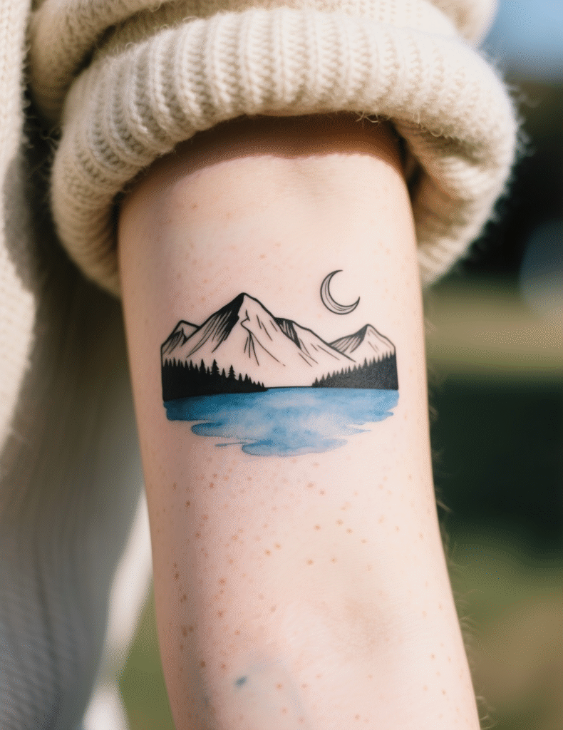 20+ Small Mountain Tattoo Designs to Inspire Your Next Ink