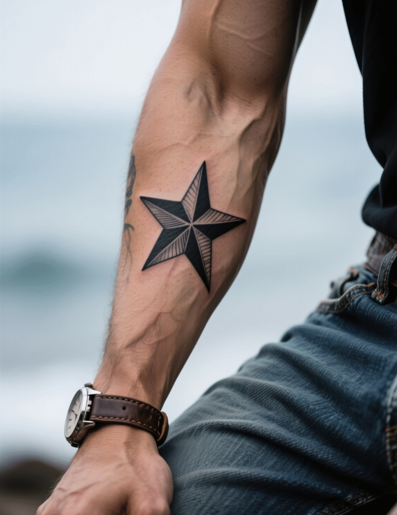 20+ Legendary Star Tattoo Designs for Men With Timeless Appeal