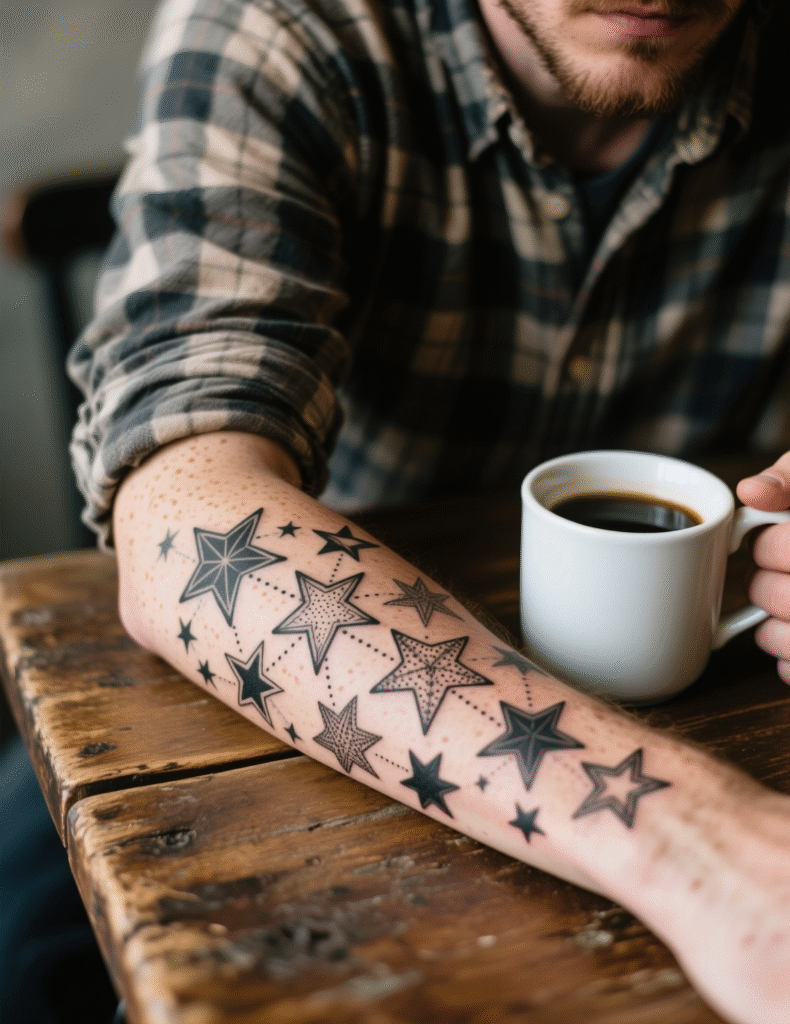 20+ Legendary Star Tattoo Designs for Men With Timeless Appeal