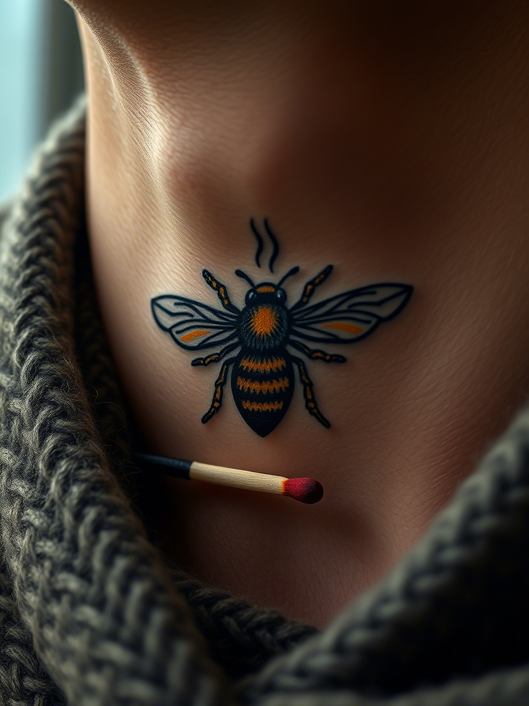 20+ Traditional Bee Tattoos