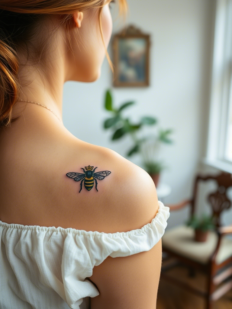 20+ Traditional Bee Tattoos