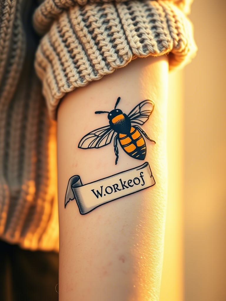20+ Traditional Bee Tattoos