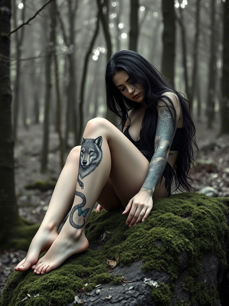 20+ Stunning Leg Sleeve Tattoo Designs for Women
