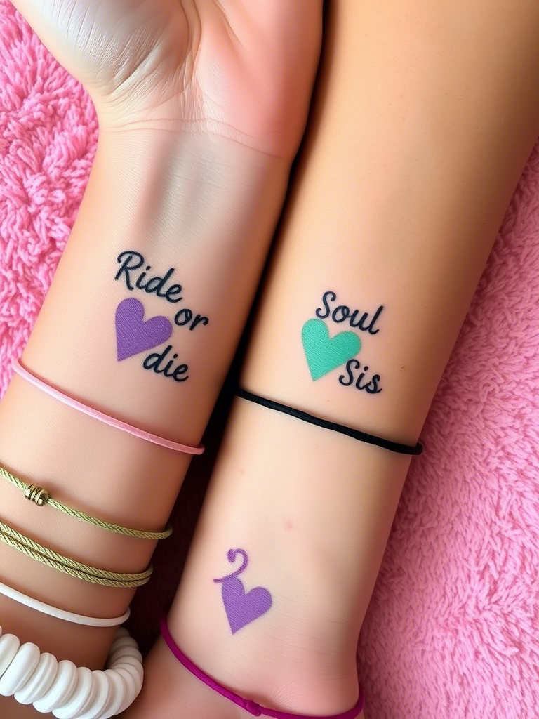 20+ Girly Tattoos for Friends