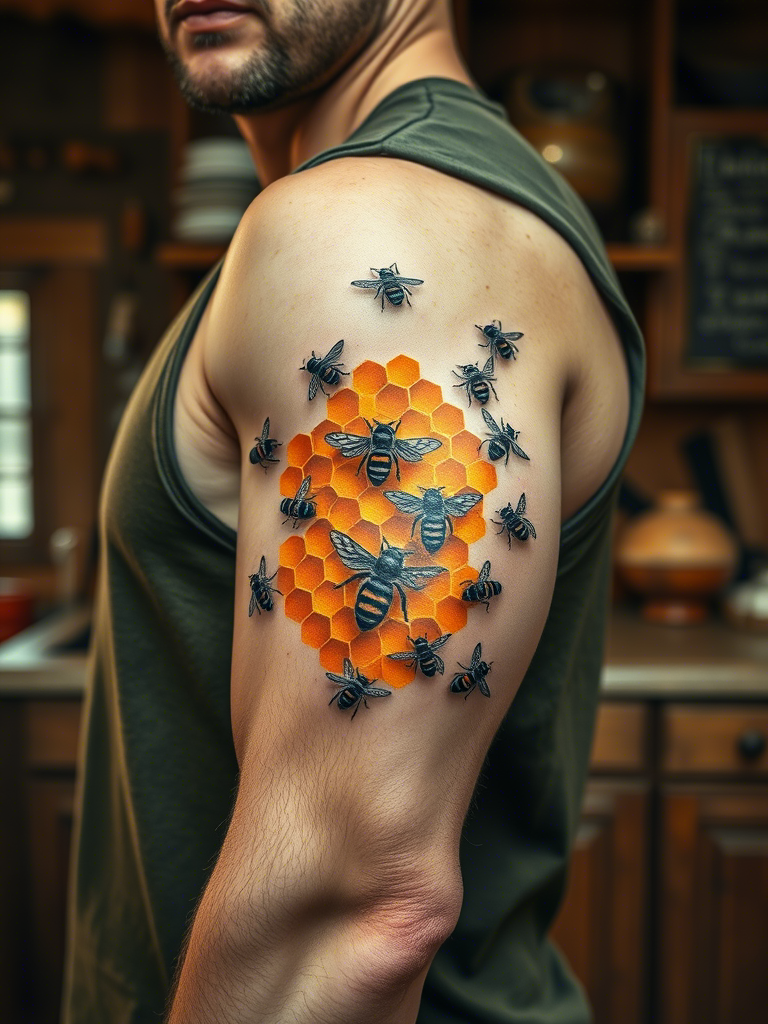 20+ Traditional Bee Tattoos