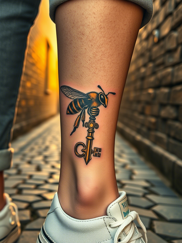 20+ Traditional Bee Tattoos