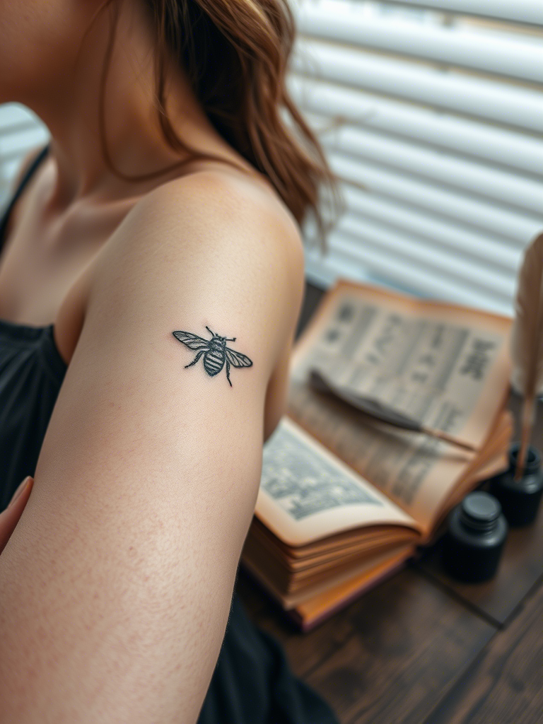 20+ Traditional Bee Tattoos