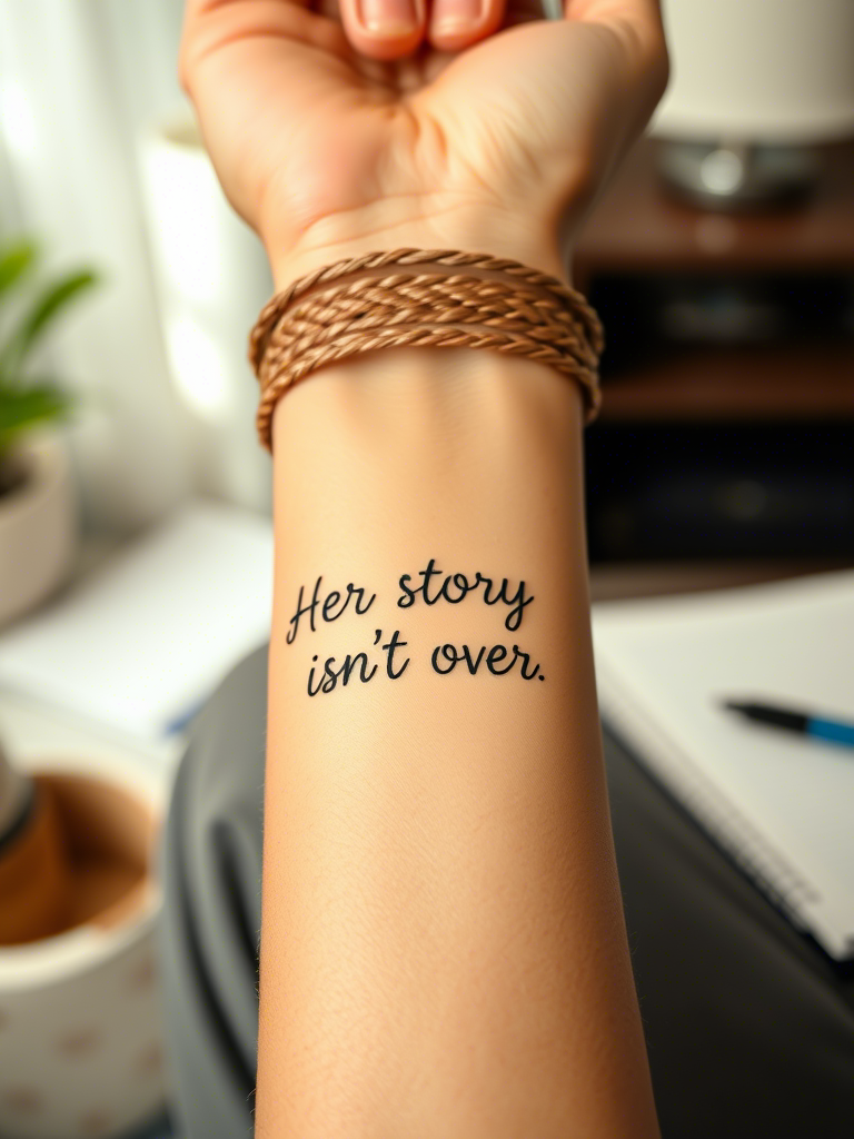 20+ Inspirational Quote Tattoos for Women