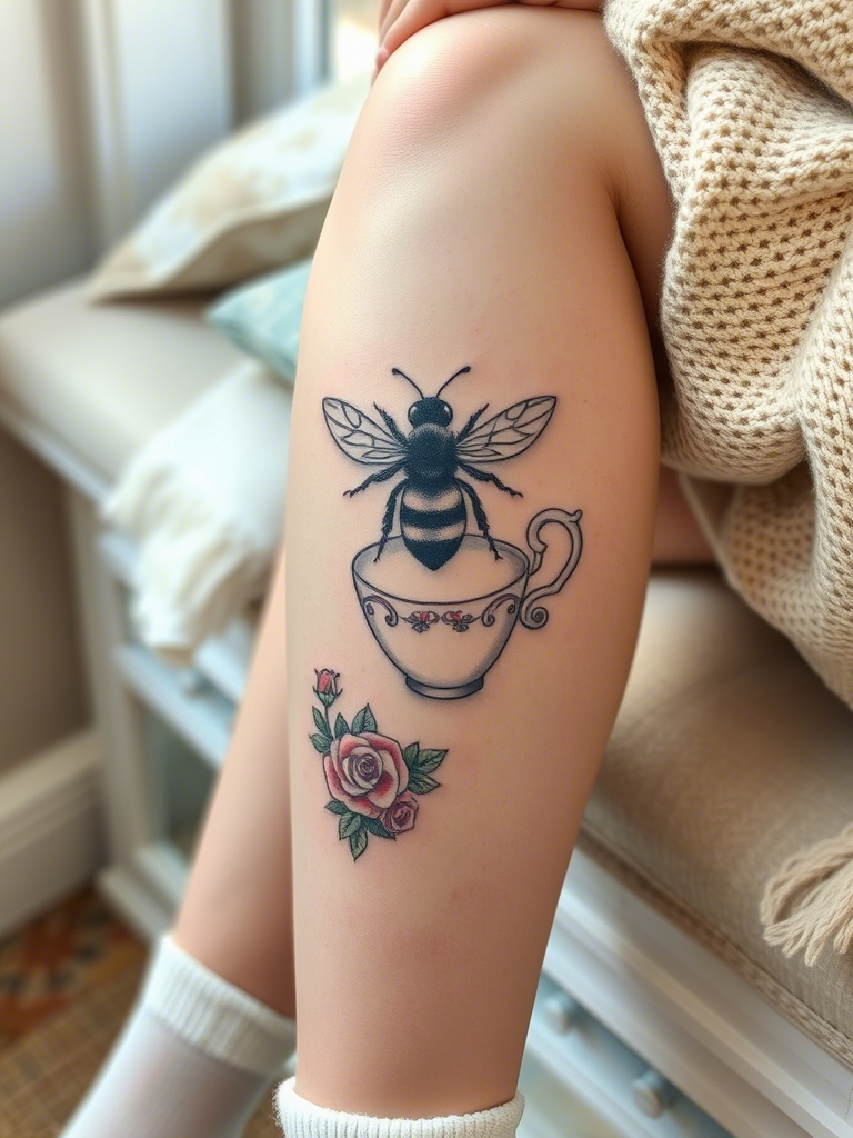 20+ Traditional Bee Tattoos