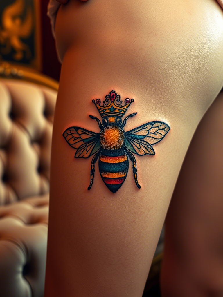 20+ Traditional Bee Tattoos