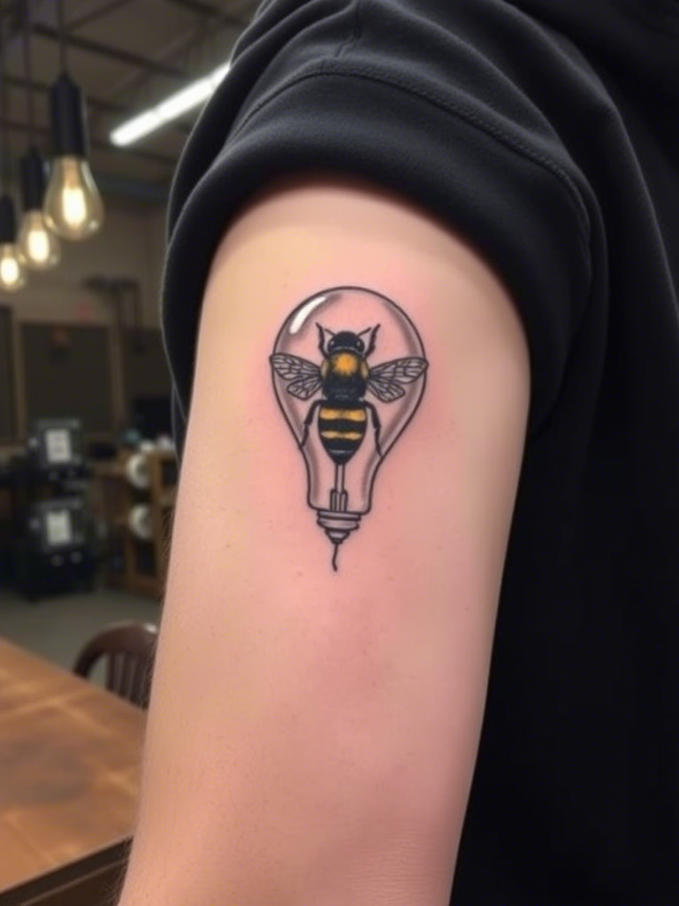 20+ Traditional Bee Tattoos