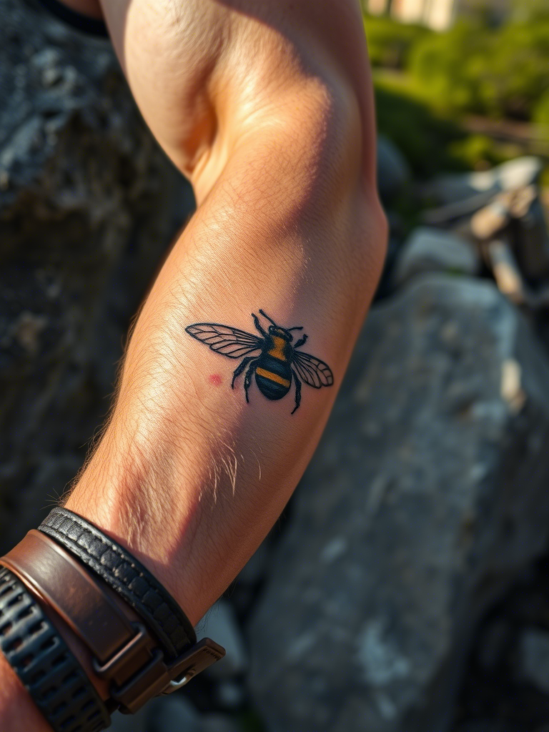 20+ Traditional Bee Tattoos