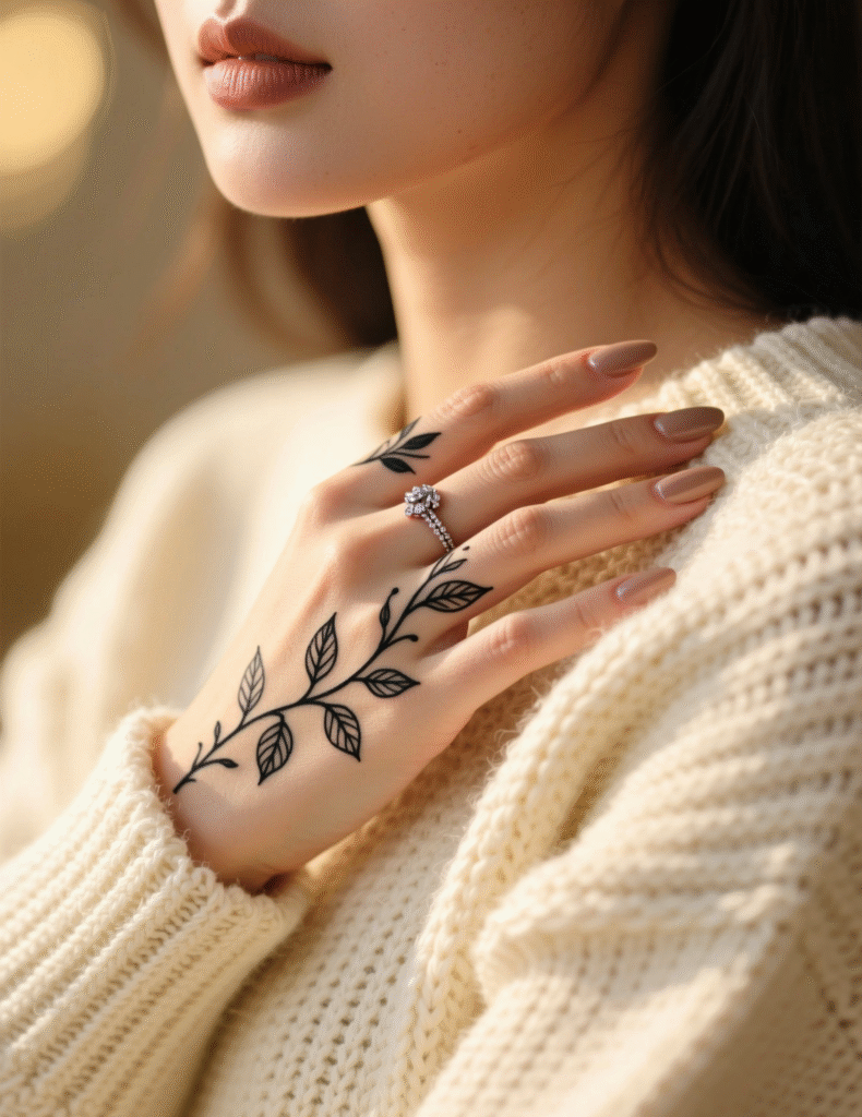 20+ Enchanting Dainty Finger Tattoos [Tiny Designs]