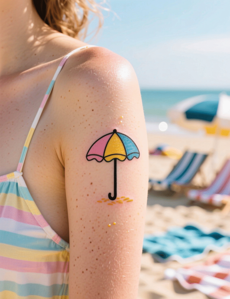 20+ Stunning Small Beach Tattoos [You'll Love]